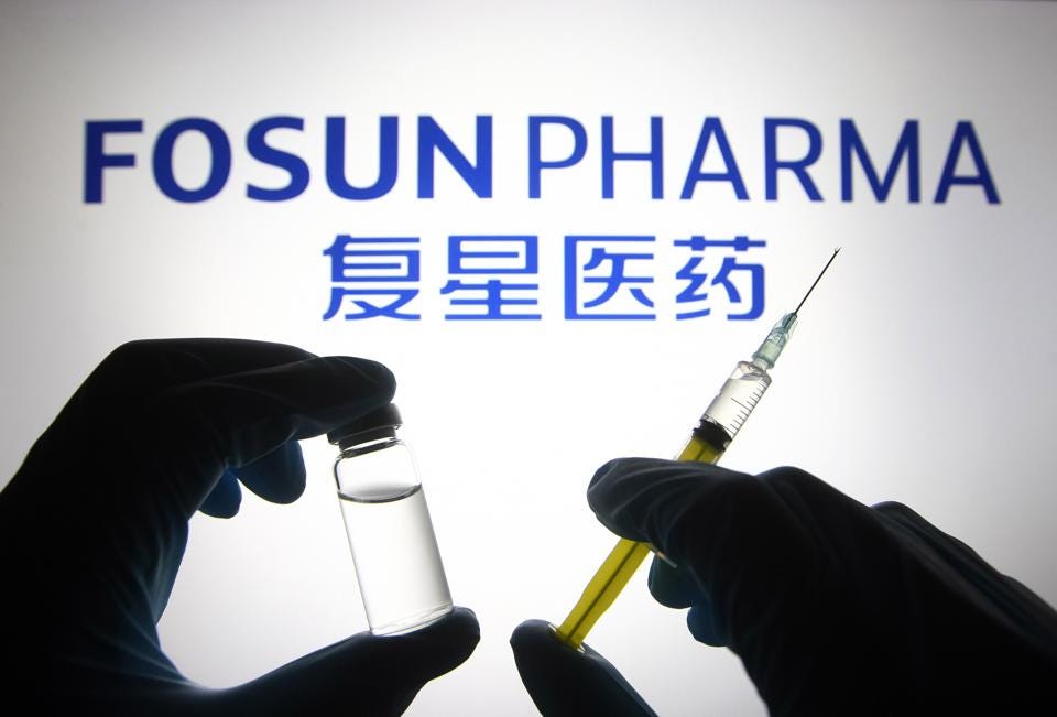 Giá cổ phiếu Fosun Pharmaceutical tăng sau khi hợp tác với công ty cung ...