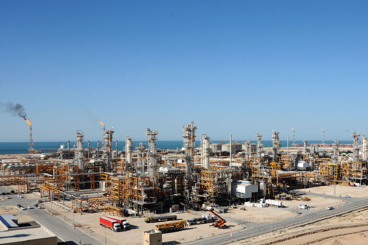 Tổ hợp khí đốt South Pars của Iran. Ảnh: IFPNews
