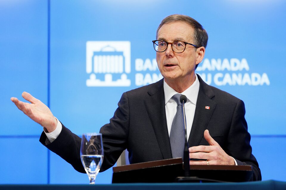 Thống đốc Ngân hàng Trung ương Canada Tiff Macklem. Ảnh: Reuters